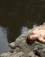Girls Out West - billie_river_wank_127